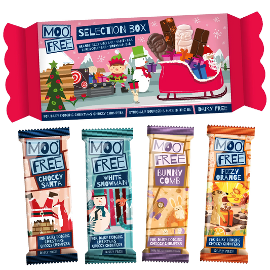 Moo free chocolate Christmas selection box