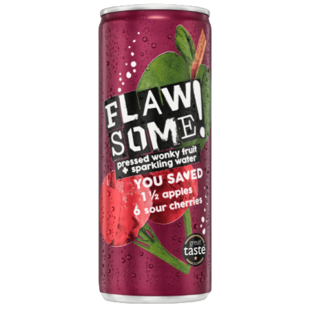 Flawsome apple and sour cherry drink