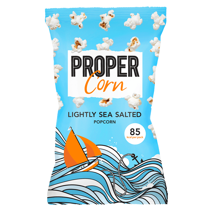 Proper corn lightly sea salted popcorn