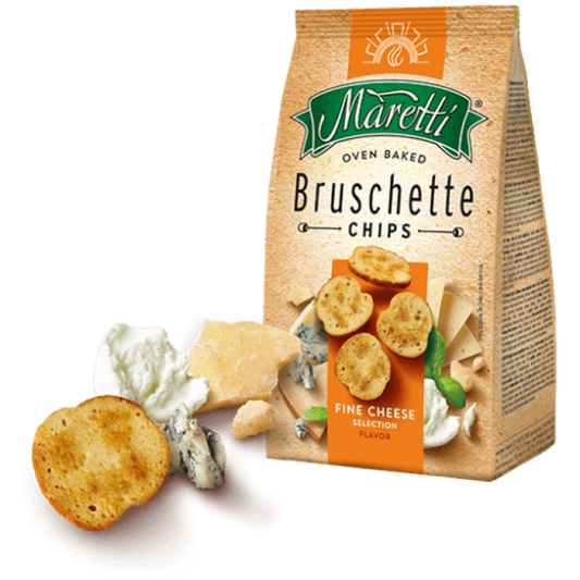 Bruschette chips fine cheese